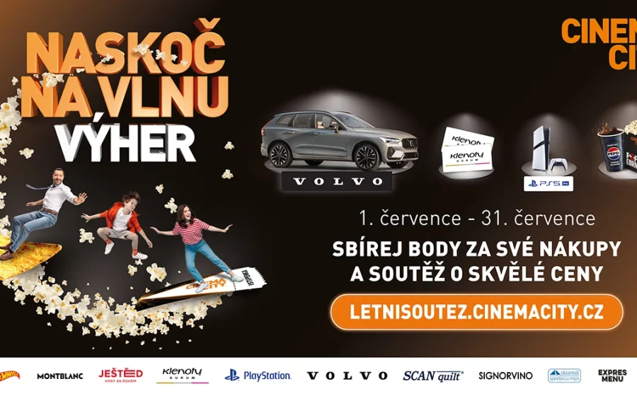 Léto v kině s Cinema City: Vyhrajte Volvo XC60